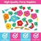 96 Pcs Hawaiian Luau Party Supplies, Party Tableware Set Serves 24 Guests